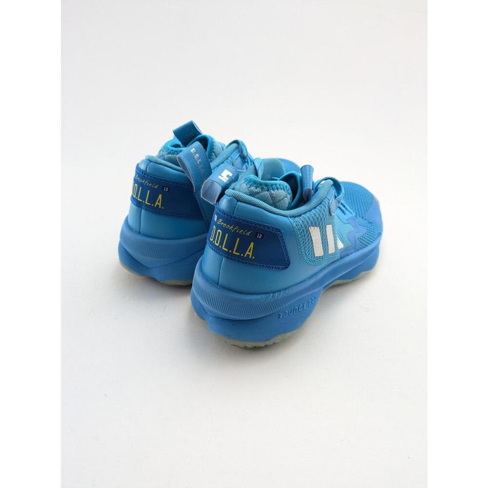 Mens Adidas Dame 8 Blue D.O.L.L.A. Brookfield Basketball Shoes GY6405 Size 8.5 - Picture 4 of 7